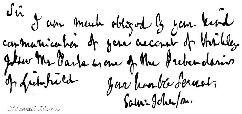 Dr Samuel Johnson - English School