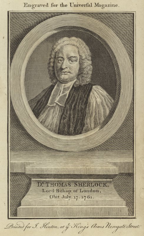 Dr Thomas Sherlock, Évêque de Londres - English School