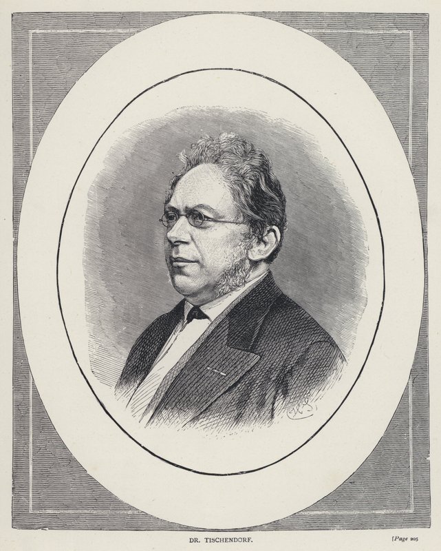 Dr Tischendorf (gravure) - English School