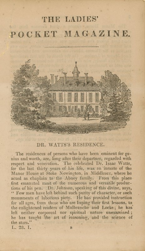 Résidence du Dr Watts - English School