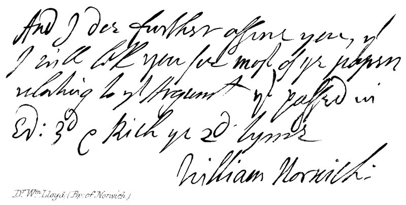 Dr William Lloyd, évêque de Norwich - English School
