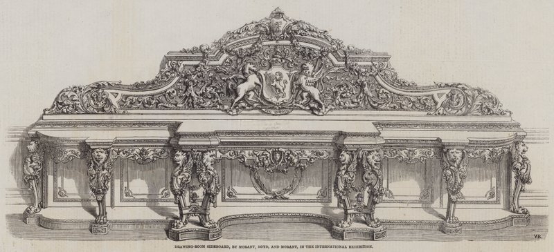 Buffet de salon, par Morant, Boyd, et Morant, à l