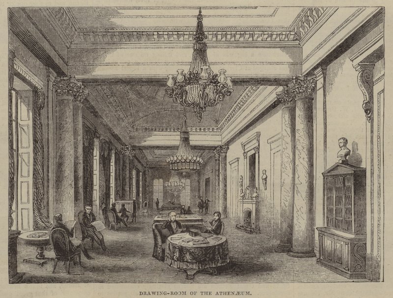 Salon du club Athenaeum, Londres - English School