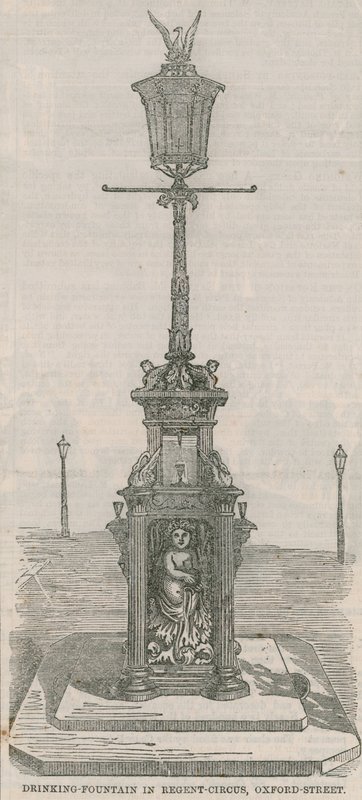Fontaine à boire à Regent Circus - English School