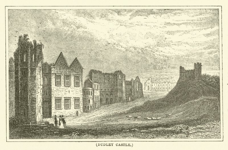 Château de Dudley (gravure) - English School