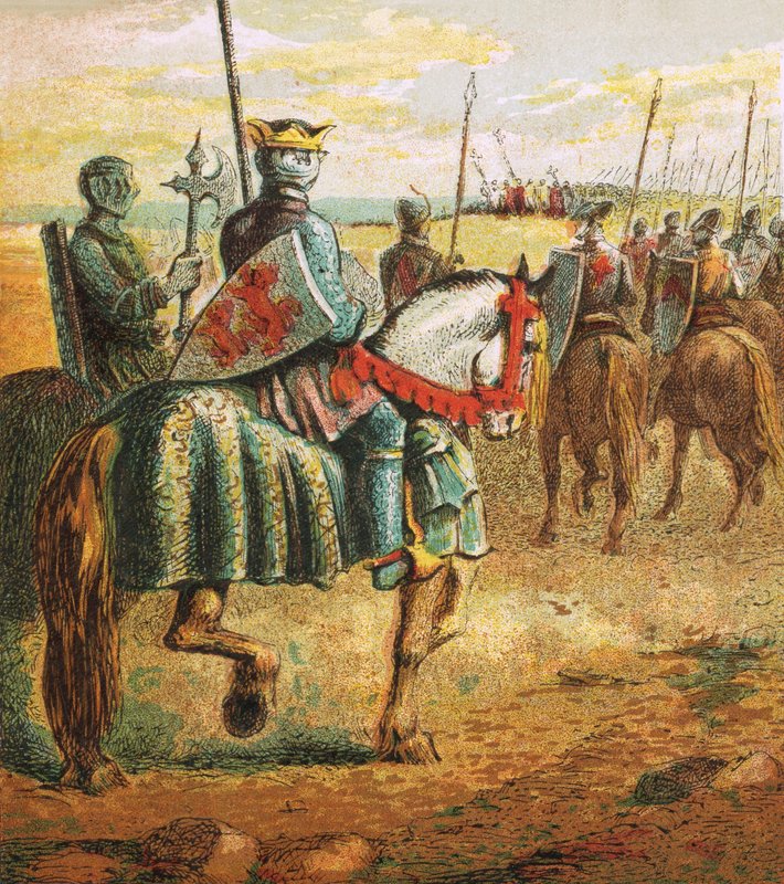 Le duc Robert part pour la Palestine - English School