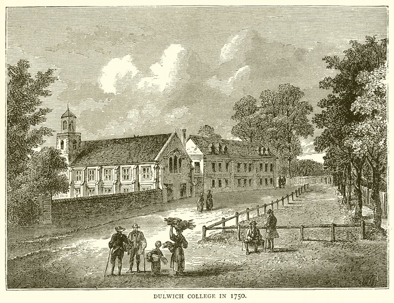 Collège de Dulwich en 1750 - English School