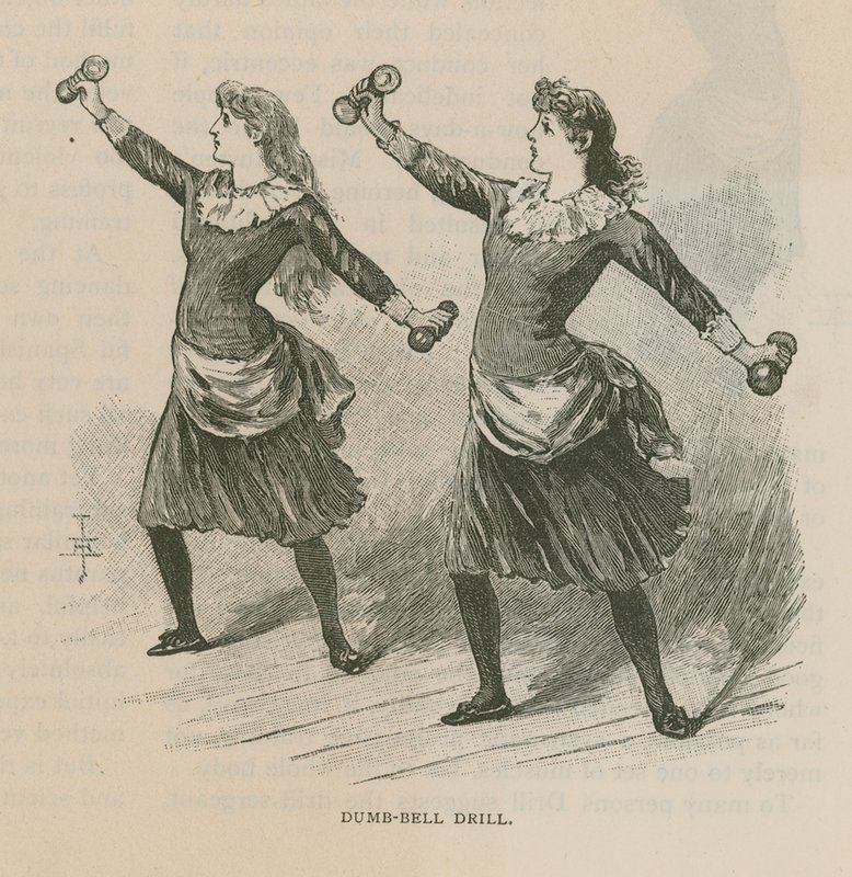 Exercice avec haltères - English School