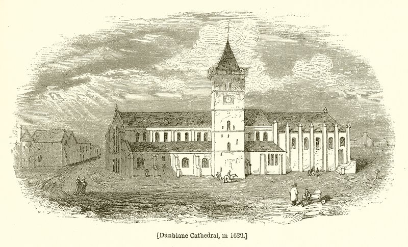 Cathédrale de Dunblane, en 1620 - English School