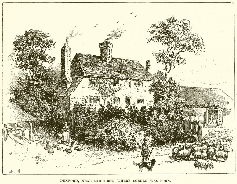 Dunford, près de Midhurst, où Cobden est né - English School