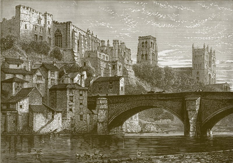 Durham, depuis la rivière - English School
