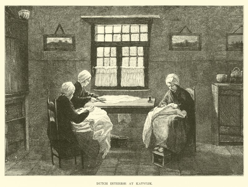 Intérieur hollandais à Katwijk - English School