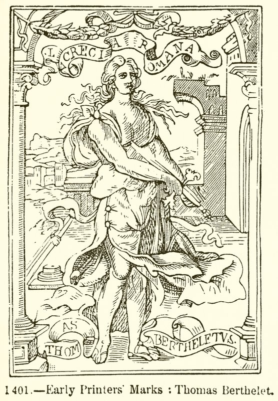Marques des premiers imprimeurs : Thomas Berthelet - English School