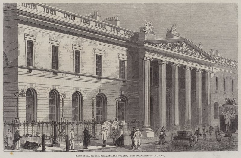 East India House, Leadenhall-Street (gravure) - English School
