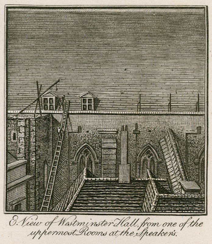 Vue est de Westminster Hall depuis l