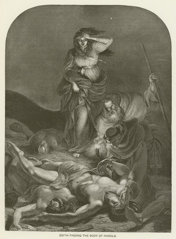 Edith trouvant le corps de Harold - English School