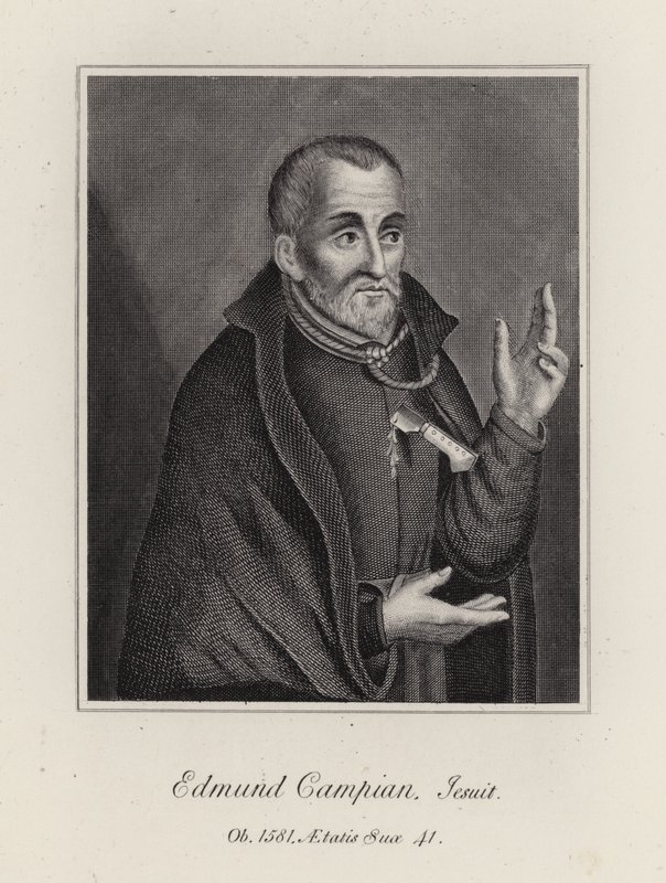 Edmund Campian (gravure) - English School