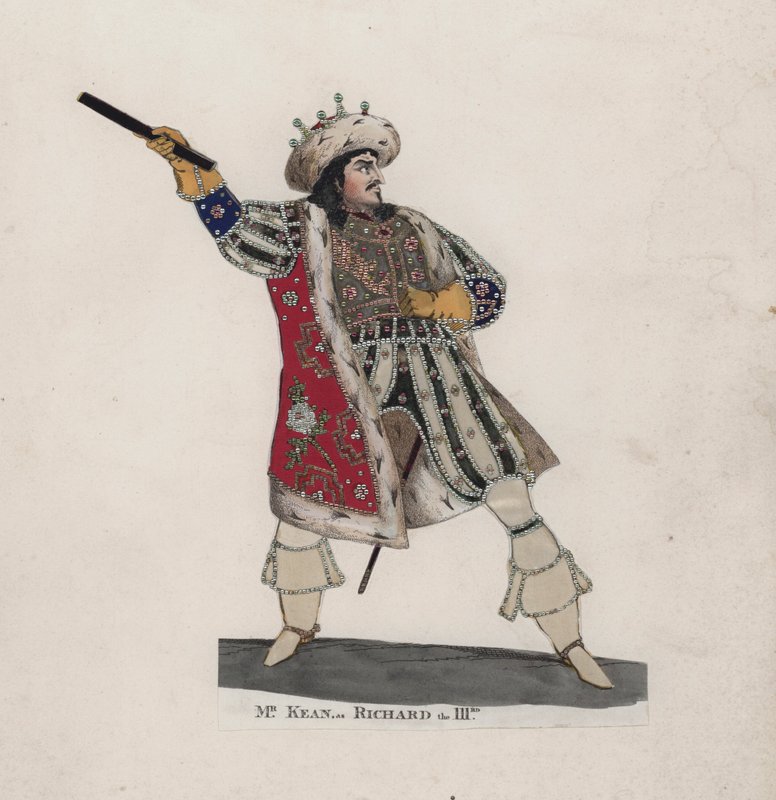 Edmund Kean en Roi Richard III - English School