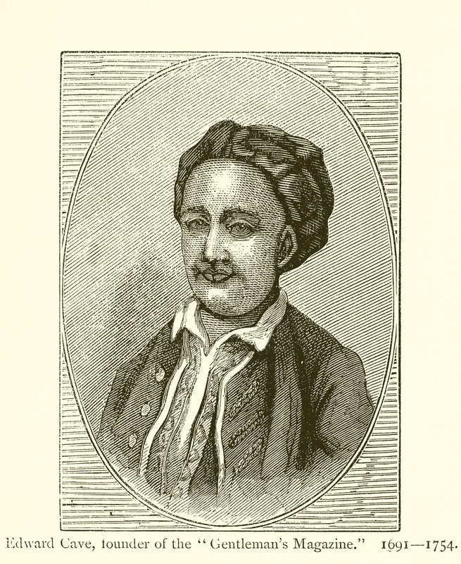 Edward Cave, fondateur du Gentlemans Magazine - English School