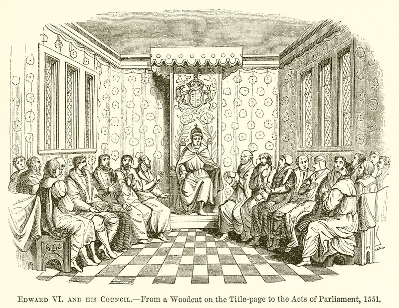 Édouard VI et son conseil - English School