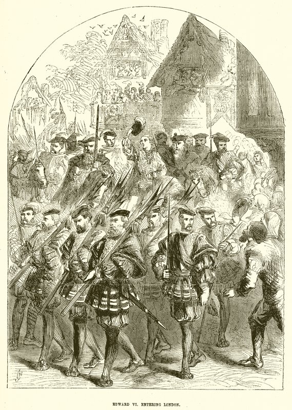 Édouard VI entrant à Londres - English School
