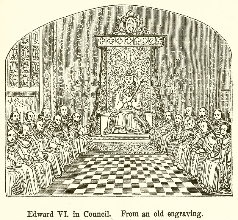 Édouard VI en conseil - English School