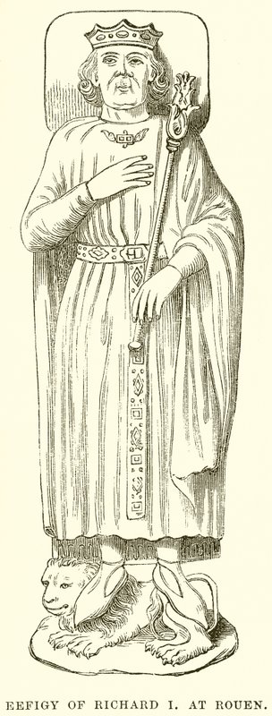 Effigie de Richard I à Rouen - English School