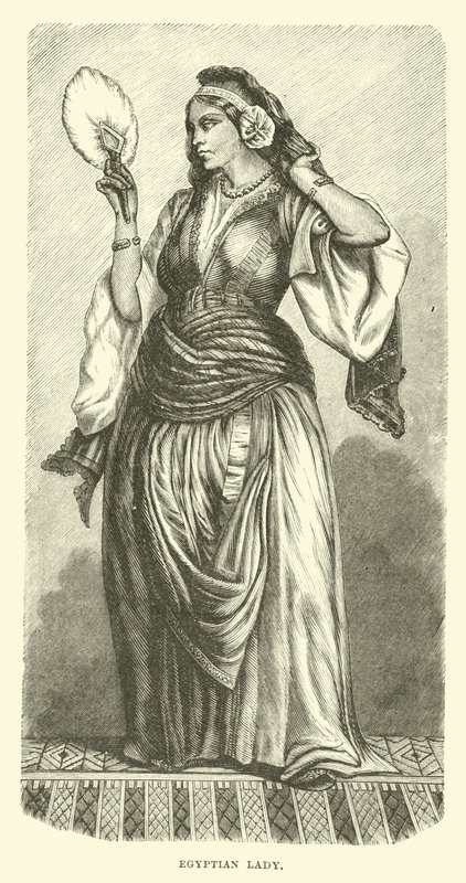 Dame égyptienne - English School