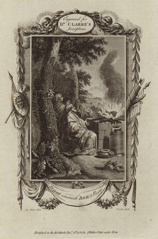Élie convainc les prêtres de Baal - English School