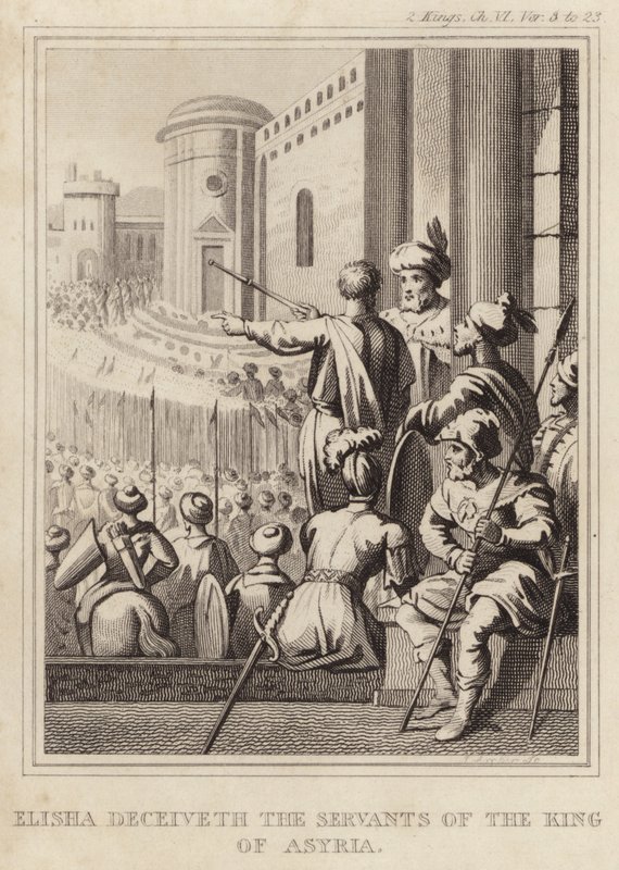 Élisée trompe les serviteurs du roi d