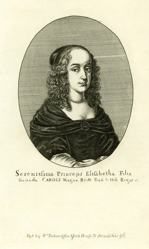 Elizabeth Stuart, deuxième fille du roi Charles I - English School