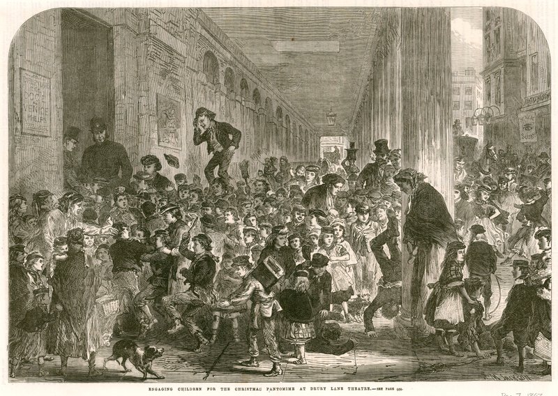 Engagement des enfants pour la pantomime de Noël au Théâtre de Drury Lane, Londres - English School