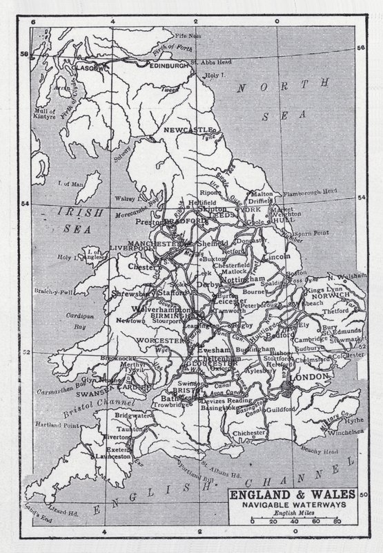 Angleterre et Pays de Galles, voies navigables - English School