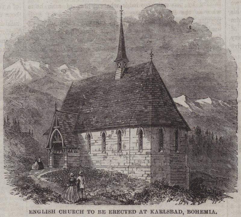 Église anglaise à ériger à Karlsbad, Bohême - English School