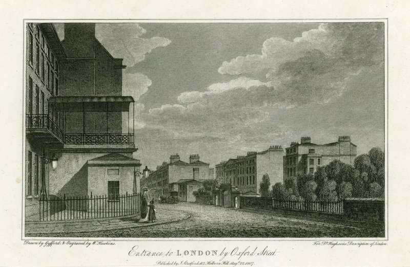 Entrée de Londres par Oxford Street - English School