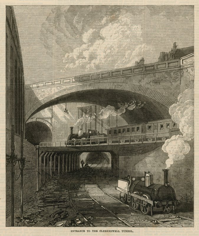Entrée du Tunnel de Clerkenwell - English School