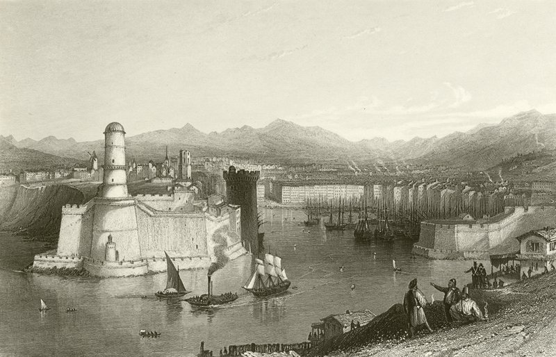 Entrée du port de Marseille - English School
