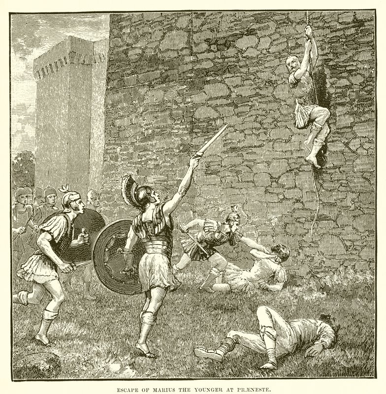 Évasion de Marius le Jeune à Préneste - English School
