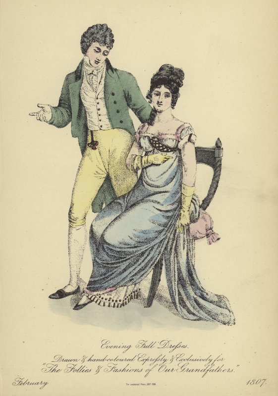 Tenue de soirée pour dames et messieurs - English School