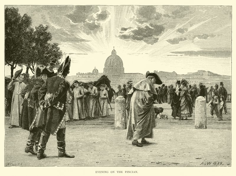Soirée sur le Pincio - English School