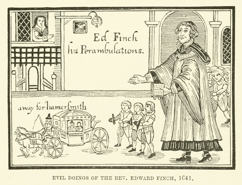 Méfaits du révérend Edward Finch, 1641 - English School
