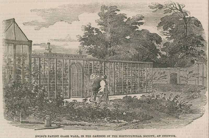 Mur de verre breveté d
