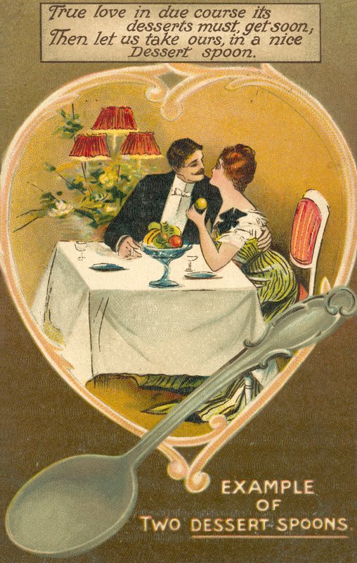 Exemple de deux cuillères à dessert - English School