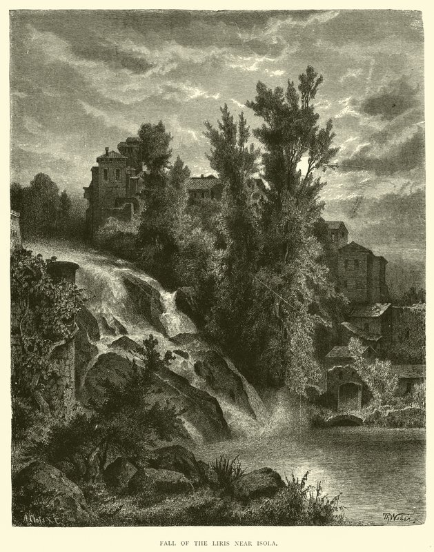 Chute du Liris près d