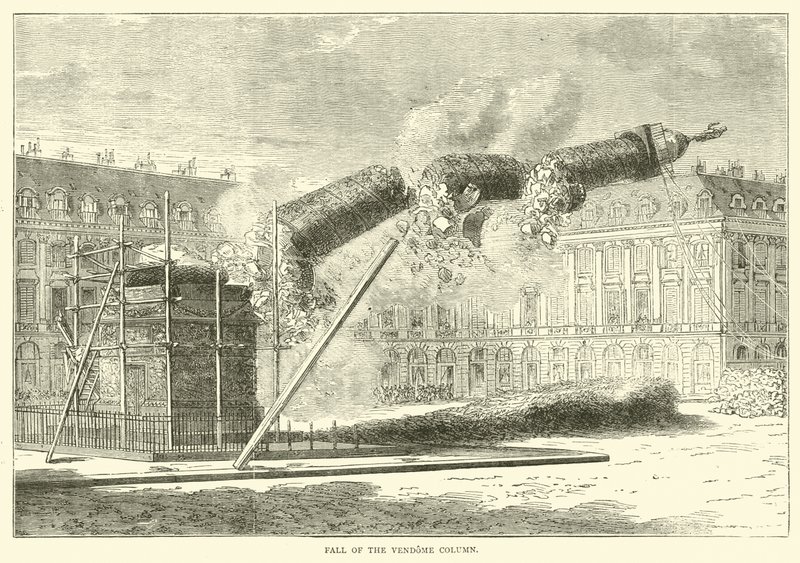 Chute de la colonne Vendôme, avril 1871 - English School