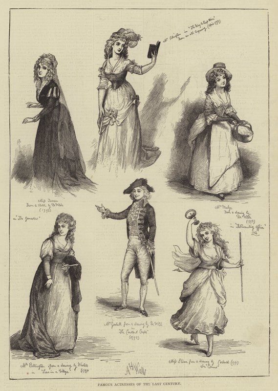 Actrices célèbres du siècle dernier - English School