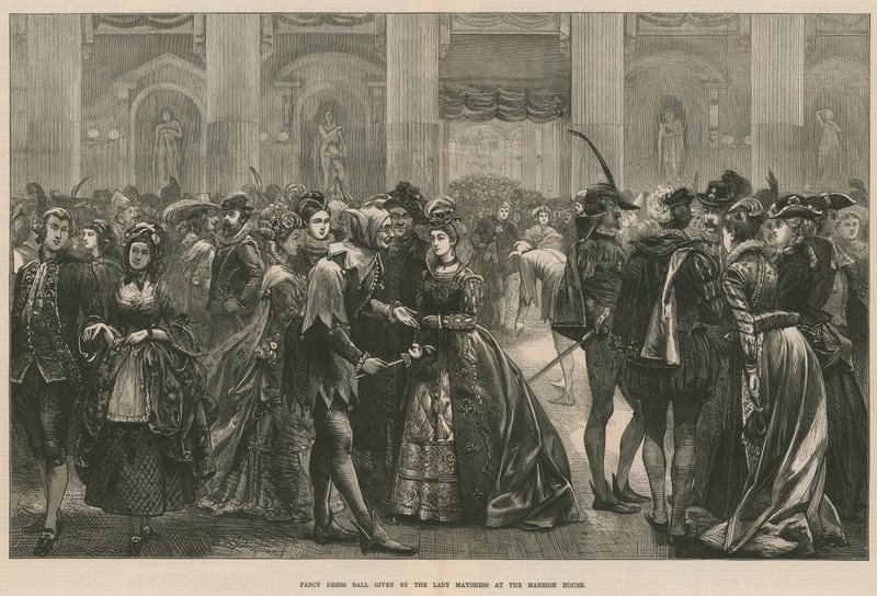 Bal costumé donné par la Lady Mayoress au Mansion House - English School