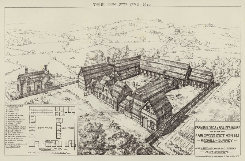 Bâtiments de ferme et maison du régisseur à l
