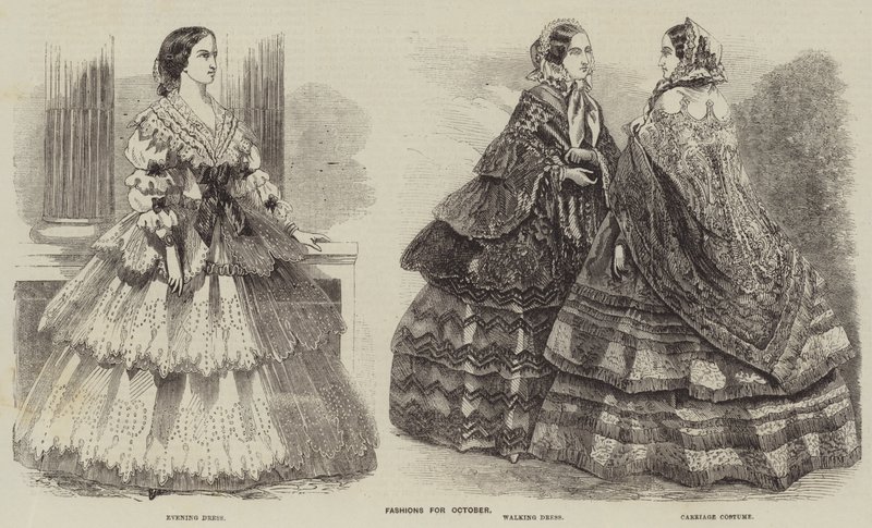 Modes pour octobre (gravure) - English School