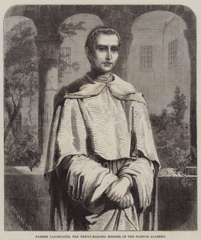 Père Lacordaire, le nouveau membre élu de l